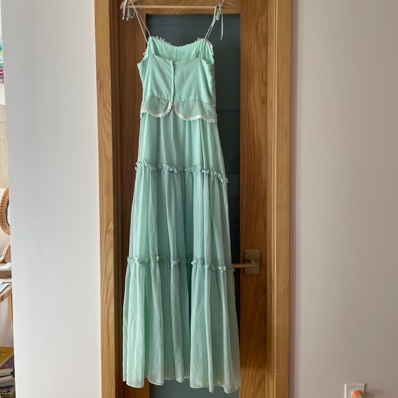 Vintage Blue Drews with Lacing w/ Shall - Picture 8 of 12